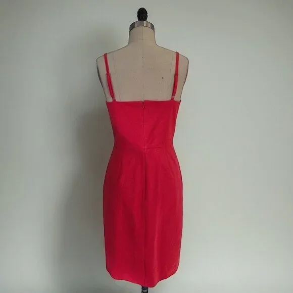 Banana Republic Bi-stretch Sleeveless Sheath Dress – Pink Classic & Chic Sz 10 - Picture 2 of 9